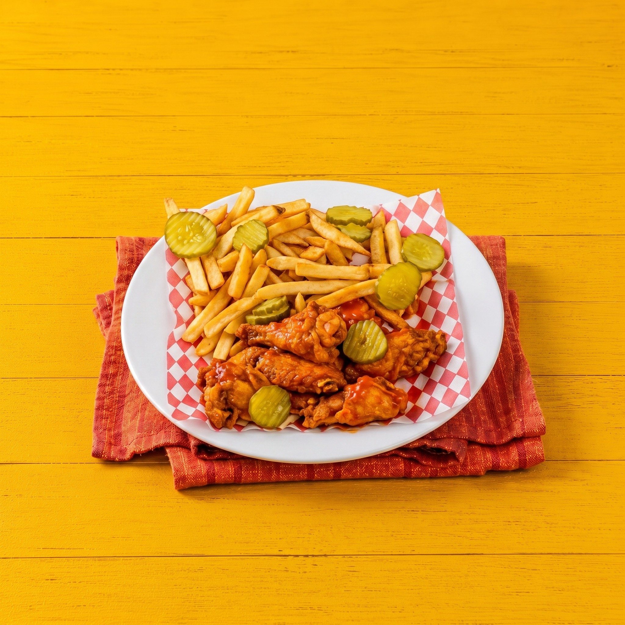 Wings & Fries.
