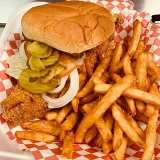 Chicken Sandwich, Fries & Drink